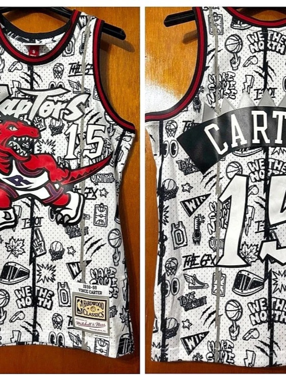 Mitchell & Ness Toronto Raptors Vince Carter 1998-99 Hardwood Classics Doodle ne